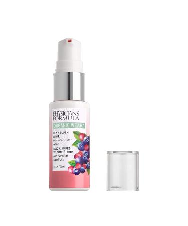 Physicians Formula Organic Wear Dewy Blush Elixir - Pink Berry 0.5 fl oz | Natural Radiance - Buy Online on GoSupps.com