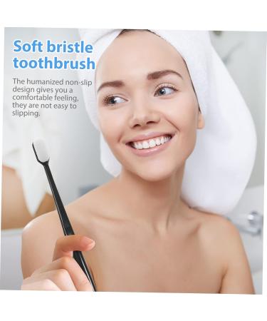 Minkissy 4-Piece Soft Travel Toothbrush Set for Kids - Extra Soft Natural Bristles with Peppermint Flavor - Ideal for Gentle Care of Children's Teeth - Buy Online on GoSupps.com