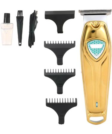 V-911 Gold Electric Hair Clipper - Rechargeable Hairdresser Scissors & Pusher | Precision 0 Cutter Head for Professional Grooming - Buy Online on GoSupps.com