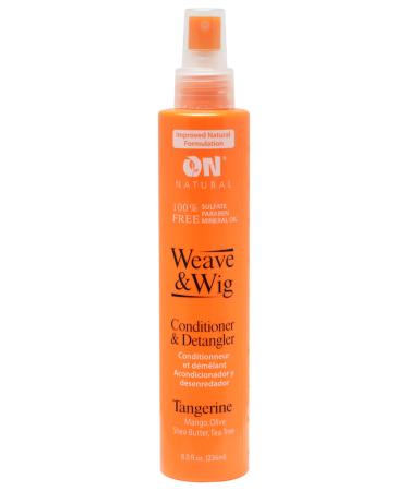 On Organic Premium Oil-free Weave & Wig Spray Tangerine 8 Fluid Ounce