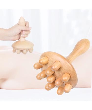 Wood Therapy Massage Tools Kit for Lymphatic Drainage, Muscle Pain Relief, Anti-Cellulite - 5-in-1 Maderoterapia Set for Body Sculpting and Contouring - Buy Online on GoSupps.com