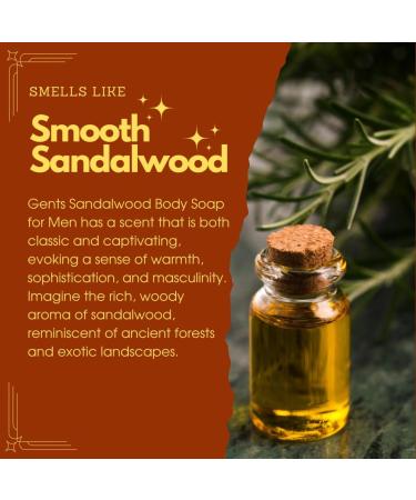 Buy Gents Variety Men's Body Soap - Moisturizing Sandalwood Spice Bar for All Skin Types Fresh & Clean | International Shipping - Buy Online on GoSupps.com