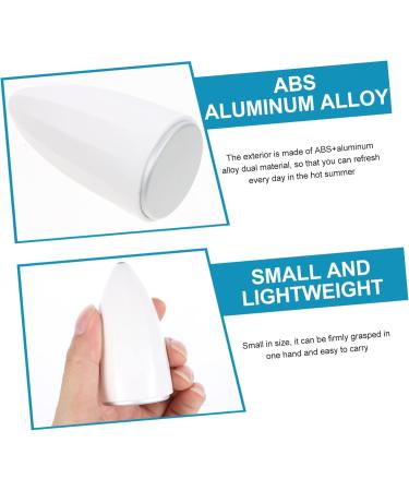 Housoutil 1pc Iced Beauty Instrument Cryo Roller Cooling Roller Cooling Facial Tropical Headdress Face Tools Face Roller Skin Care Rollers White Household Ice Bead Stone Introducer - Buy Online on GoSupps.com