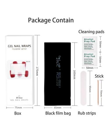 TrueShei Nail Foils | Marble & Autumn UV Gel Nail Film - 20 Pcs Self-Adhesive Nail Stickers & Gellack Wraps for Stunning Marble Nails - Buy Online on GoSupps.com