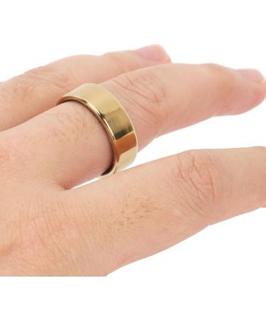 DADEA Smart Ring - Elegant & Durable Fitness Ring | Multifunctional Sleep Tracking Health Ring | Comfortable Wearable Smart Finger Ring in Gold - Buy Online on GoSupps.com