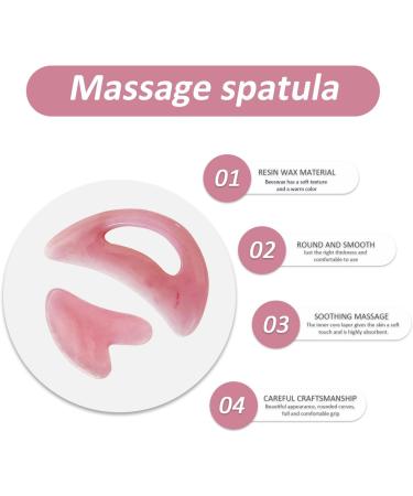 Buy Pink Gua Sha Massage Tool Set - Anti-Cellulite & Muscle Relief Knife Neck & Leg Massager | International Shipping Available - Buy Online on GoSupps.com