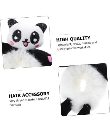 Beaupretty Rope panda head rope hair elastics elastic hair band hair rubber hair ties black tiara black scrunchies black rubber bands hair ponytail Miss hair tie holder fabric Rubber - Buy Online on GoSupps.com