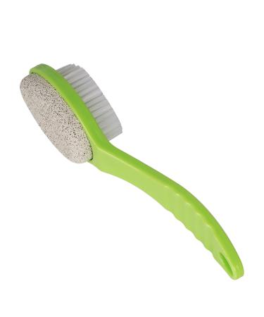 Ozzptuu 2-in-1 Foot Brushes & Pumice Exfoliator Dead Skin Callus Remover Deeply Cleanse Your Feet (Green)