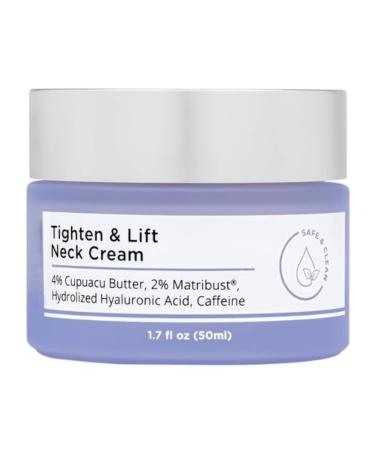 Neck Firming Cream Tighten and Lift Neck Cream Anti-Aging Neck Cream for Firming and Lifting Sagging Skin to Help Reduce Fine Lines and Wrinkles Neck Lift Cream (1.7 oz)