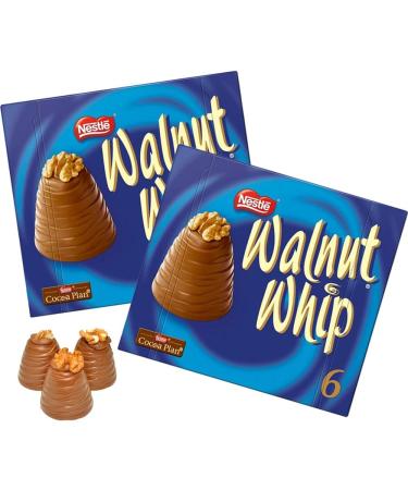 Walnut Whip Chocolate Gift Box 180g (6 x 30g) - Pack of 2 - Buy Online on GoSupps.com