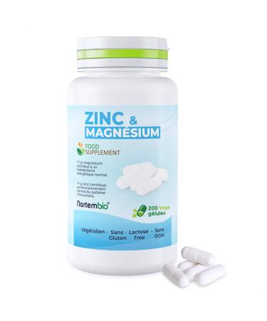 Nortembo Zinc and Magnesium. Food Supplement. 200 tablets. Recovery and Sports Performance. Contributes to Protein Synthesis and Muscle Relaxation. Immune Booster.