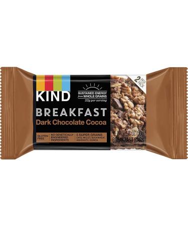 KIND Bars Breakfast Protein Dark Chocolate Cocoa 8 Pack of 2 Bars 1.76 oz (50 g) Each