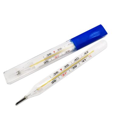 Buy Clinical Analog Thermometer Mercury-Free Accurate Fever Measurement for Adults Children & Seniors - 1PC - Buy Online on GoSupps.com