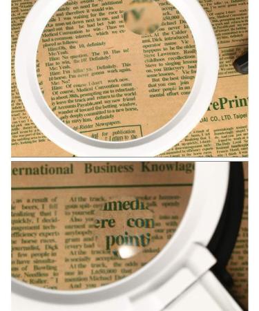 Magnifiers Magnifying Glass Desktop Main Mirror 10X Auxiliary Mirror 30X Magnifying Glass Plug in The Desktop Bracket to Maintain Handheld Light Extension Lens Desktop Folding Magnifying Glas - Buy Online on GoSupps.com