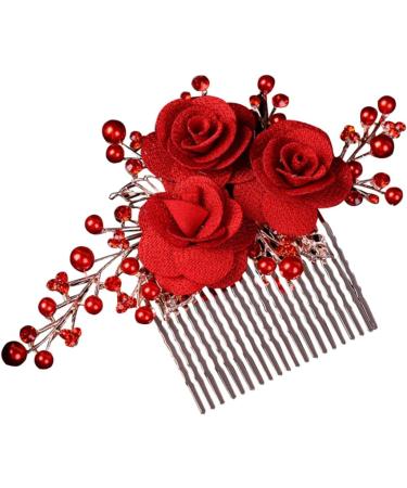 FRCOLOR Set of 2 Wedding Headpieces Flower Hair Clips Flower Hair Accessories Wedding Hair Accessories Tiara Headpiece for the Bride Bridal Comb Rhinestones Accessories - Buy Online on GoSupps.com