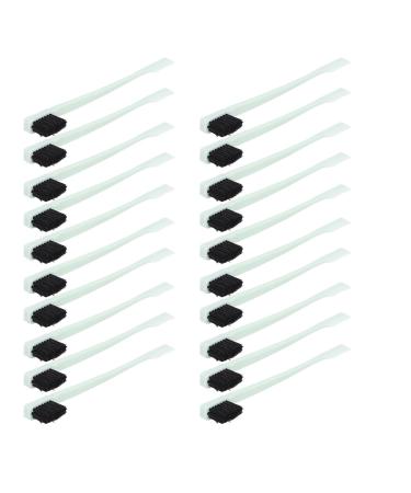 Eyelash Brush Comb Double Head Eyebrow Brush Nylon Bristles Prevent Deformation 20 Pieces Practical Ergonomic Handle Gentle and Safe Use for Women and Girls for