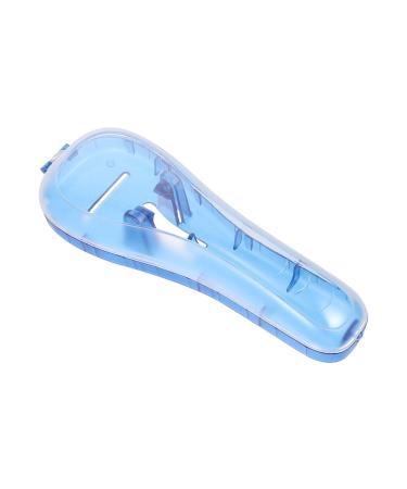 Minkissy 2er-Box Razor storage box men's suits Travel Razor Etui Travel Setui For Razor Men Gifts Razor Mass Razen SCHROSH Miss Fr ulein Container Stk Electrical 16.5x6x3.5cmx2PC Blaux2Stk