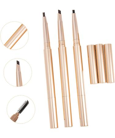 Hemoton 3pcs Double Ended Eyebrow Pencil Eyebrow Pencil Brown Brow Pencil Black Eyebrow Pencil Dark Brown Smudge Proof Eyebrow Pencil Eyebrow Pencil Waterproof Makeup Supplies Makeup Tools - Buy Online on GoSupps.com