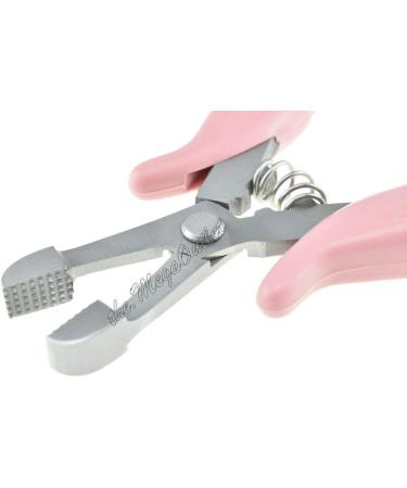 Profesional Hair Extension Pliers for Removing Micro Rings and Crushing Fusion Bond - Anti-rust Stainless Steel with Non-slip Grip - Pink - 6'' - Buy Online on GoSupps.com