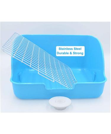 Small Pet Rat Toilet Corner Litter Box for Rabbit/Guinea Pig/Ferret - White - Buy Online on GoSupps.com
