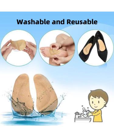 Arch Support Insoles for Flat Feet & Plantar Fasciitis | HZMEMNUN Comfort Insoles for Men & Women - 2 Pairs - Buy Online on GoSupps.com