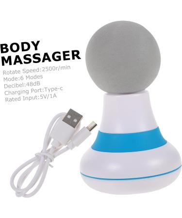 Fomiyes Portable Mini Massage Device - Comfortable Muscle Relaxation Tool for Home Use | Handy ABS White Hand Massager - Buy Online on GoSupps.com