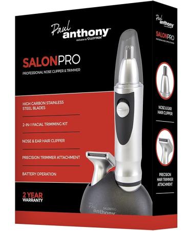 Paul Anthony H5130BK Nose Hair Trimmer - Precision Grooming Tool for Men | International Shipping Available - Buy Online on GoSupps.com