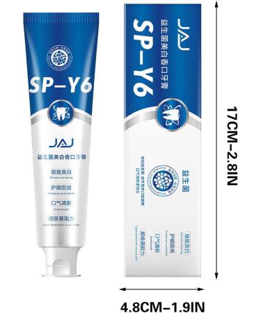SP-Y6 Probiotic Whitening Toothpaste - Brightening Stain Removal & Fresh Breath (3 Pieces) - Buy Online on GoSupps.com