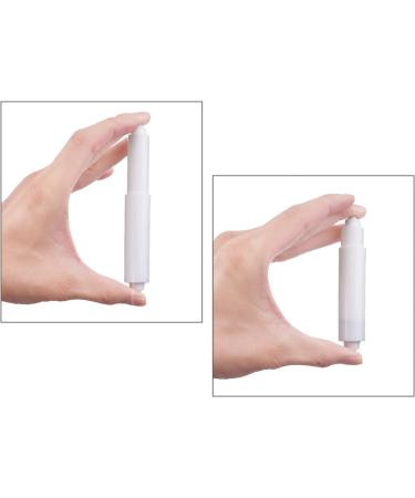 Toilet Paper Holder Replacement Rod - 2 Pieces Plastic Spring Loaded Spindle (White) - Buy Online on GoSupps.com