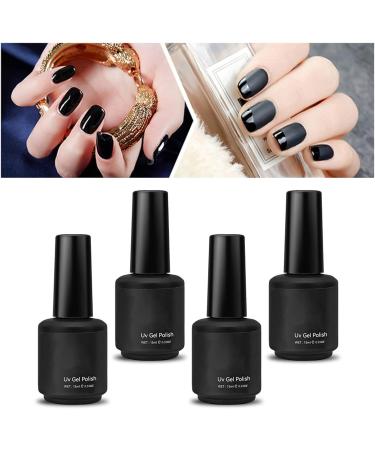 4pcs Gel Nail Polish Set with Base & Top Coat - Long-Lasting, Matte Finish - Ideal for Beginners & Professionals - Home or Salon Use - Buy Online on GoSupps.com