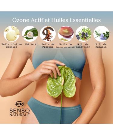 SENSO NATURALE Solid Body Oil ACTIVE OXYGEN - Toning Cream Scented Firming - Draining Smoothing and Elasticating Anti-Cellulite Skin - Vitamin E - Vegan - Equivalent to 500ml Liquid - Buy Online on GoSupps.com