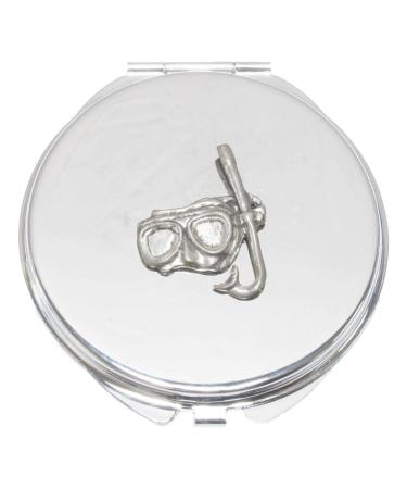 Diving Mask Compact Mirror Handbag Gift With Free Engraving 229