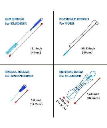 Hydration Pack Cleaning Kit | 4-in-1 Hydration Bladder Cleaner for Camelbak & More - Buy Online on GoSupps.com