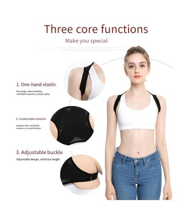Back Brace Posture Corrector for Women Men - Adjustable Back Shoulder Posture Corrector Body Wellness Posture Corrector Upper Back Support Brace for Adults Spine Back Straightener lofty ambition A M - Buy Online on GoSupps.com