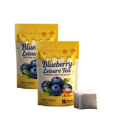 Paquet De 2 Sachets De Th Noir Aromatis s La Myrtille | Scell Individuellement | Th De Loisirs Haut De Gamme | M lange De Baies Sucr es Infusion Rapide