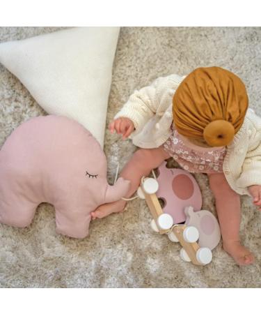 Personalized Wooden Attraction Elephants Rosa I | Hand-Painted with Safe Water-Based Colors | Perfect Decorative Item for Ages 1+ - Buy Online on GoSupps.com