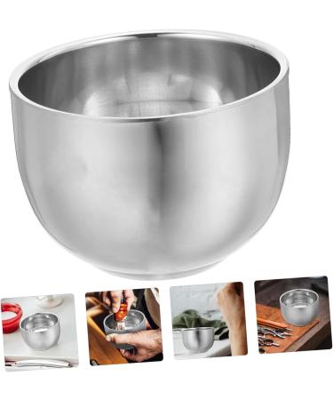 Beaupretty 3ST Professional Shaving Foam Cups - Double-Walled Stainless Steel Beard Kit for Men | International Shipping Available - Buy Online on GoSupps.com