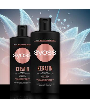 Syoss Keratin Hair Perfection Shampoo 16.9 fl oz - Nourish & Strengthen Hair | International Shipping Available - Buy Online on GoSupps.com
