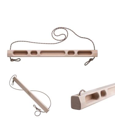 Whiteoak Portable Hillboard made of wood 50 x 3.5x4.5cm portable climbing training board i fingerboard climbing training board boulder accessories - ahornhol - Buy Online on GoSupps.com
