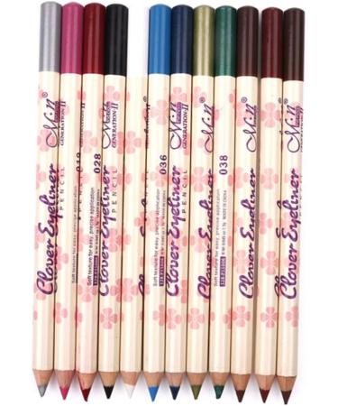 FOYTOKI 24 Pcs Eyeshadow Pen Eyeliner Pencil Colours Eyeliner Stick Colorful Eyeliner Pencil Eyebrow Pencil - Buy Online on GoSupps.com