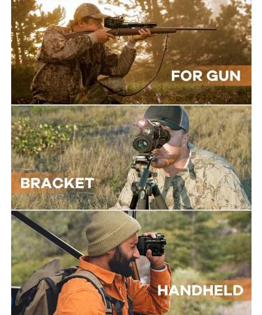 Foshderk 2 in 1 Night Vision Binoculars Monocular 2 IR 1-24X Zoom Night Vision Goggles Digital with Camera Vision Distance 1640ft/500M Daytime&Night Outdoor LCD Screen 800*480 RES Photo&Videos 1080P - Buy Online on GoSupps.com