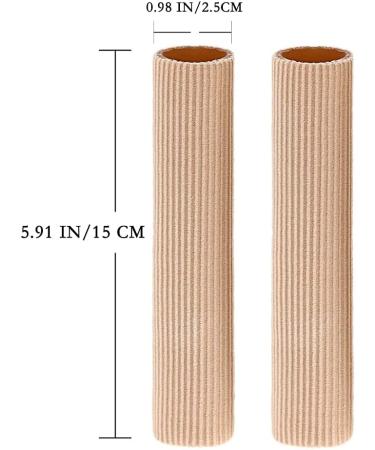 Silicone Toe Sleeves Tube Cuttable 2 Pack Soft Gel Toe Protect Cushion for Corns Calluses Bunion Treatment (for Big Toes-2.5cm) For Large Toes-15cm - Buy Online on GoSupps.com