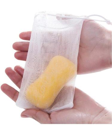 Wicemoon Soap Mesh Bag Foaming Net Double Layer Bubble Foam Net Soap Blister Mesh Sponge Soap Storage Pouch Bathroom Accessories - Buy Online on GoSupps.com
