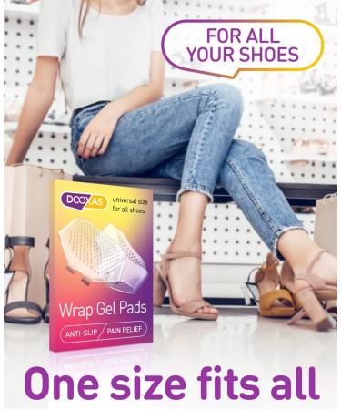 Dooxas 360 HQ Gel Metatarsal Pads - Ultimate Foot Pain Relief and Protection | Ball of Foot Cushion for Women | Ideal Metatarsal Pads for Heels and Shoes - Buy Online on GoSupps.com