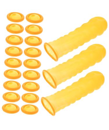 100pcs Nitrile Anti-Static Finger Cots Relief Finger Cover Reusable Finger Covers Joint Protection Covers Protective Finger Protection Sleeves Nitrile Finger Cots Emulsion