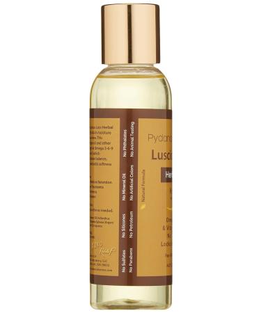 Pydana Collection Luscious Locs Herbal Silk Hair Oil - Natural Hair Growth Oil for Stronger and Longer Hair (118ml) - Buy Online on GoSupps.com