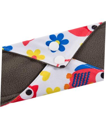 5pcs Reusable Menstrual Pads Set | Washable Mama Cloth Period Feminine Pads - Buy Online on GoSupps.com