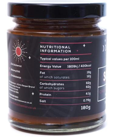 The Chilli Alchemist Chilli Alchemist Scorch Chilli Chocolate Spread 180 ml - Buy Online on GoSupps.com