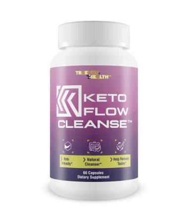 KETO FLOW CLEANSE - Natural Cleanse Aid - Support Waste & Toxin Elimination - Acai Cleanser Keto Pills with Probiotics - Keto Detox Colon Cleanser to Support Energy Ketosis & Digestive Health