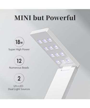 UV Nail Lamp - 18W Fast Curing LED Dual Timing Type-C for All Gel Polishes | Ideal for Home & Professional Manicures - Buy Online on GoSupps.com